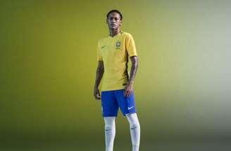 
                        
                        
                    Neymar mais uma vez usará a camisa 10 da Seleção (Foto: Divulgação)