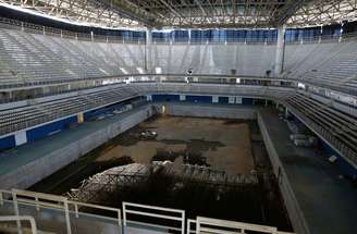 Estádio onde foram disputados os esportes aquáticos