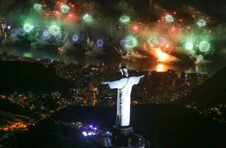Queima de fogos no Rio de Janeiro 