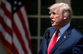 Presidente dos EUA, Donald Trump, durante cerimônia na Casa Branca
03/05/2018 REUTERS/Leah Millis