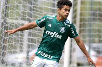 Gabriel Silva fez um dos gols da vitória por 3 a 1 do Palmeiras sobre o São Paulo (Fábio Menotti/Ag Palmeiras)