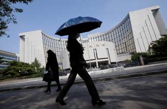 Sede do banco central da China em Pequim. REUTERS/Jason Lee