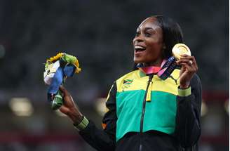 Elaine Thompson-Herah venceu os 100m e 200m