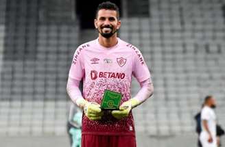 Goleiro foi eleito 'Craque do Jogo' pela Rede Globo (Foto: MAILSON SANTANA/FLUMINENSE FC)