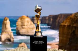 Troféu da Copa do Mundo Feminina. Foto: Divulgação Fifa