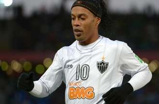 Guillermo Legaria/AFP via Getty Images - Legenda: Ronaldinho atuou no Galo de 2012 a 2014