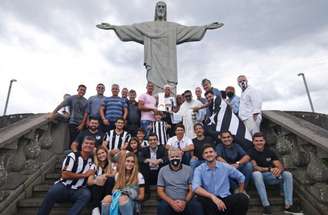 Dia de homenagem para o Botafogo no Cristo Redentor –