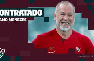 Mano Menezes é o novo técnico do Fluminense –