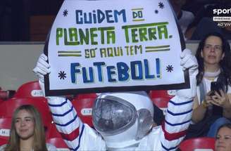 Mensagem do astronauta nas partidas do Brasileirão –