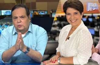 Roberto Avallone e Mariana Godoy trabalharam na TV Gazeta nos anos 80 – Fotos: Reprodução de TV/Redes Sociais