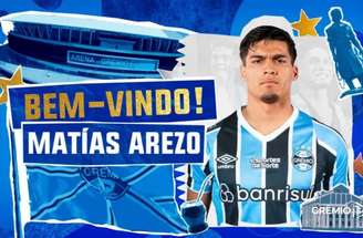 Arezo é o novo reforço do Grêmio –