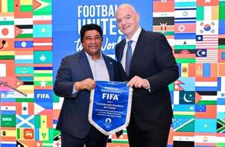 Ednaldo Rodrigues e Gianni Infantino –