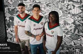 Veja mais imagens do novo terceiro uniforme do Fluminense –