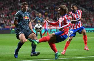 David Ramos/Getty Images - Legenda: Griezmann fez o seu gol ainda no primeiro tempo