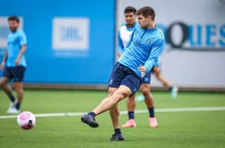 FOTO: Lucas Uebel/GREMIO FBPA - Legenda: Kannemann foi preservado pela comissão técnica do Grêmio