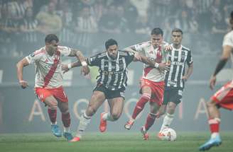 Fotos: Pedro Souza / Atlético - Legenda: Atlético bateu o River Plate por 3 a 0, na noite dessa terça-feira