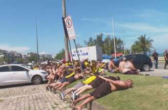 Uruguaios causaram confusão no Rio de Janeiro –