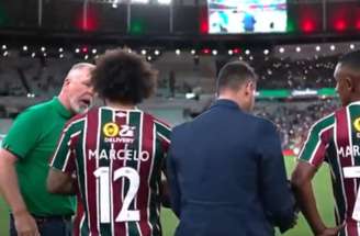 Marcelo e Mano discutiram ontem, e lateral rescindiu com o Fluminense; teor da briga ainda não foi revelado –