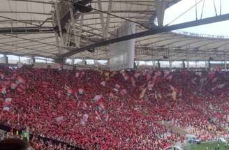 Paula Reis/Flamengo - Legenda: Torcida do Flamengo na vitória contra o Atlético Mineiro pelo primeiro jogo da final da Copa do Brasil