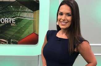 Fernanda Maia virou assuntos nas redes sociais em virtude de sua roupa no programa SBT Sports Rio –