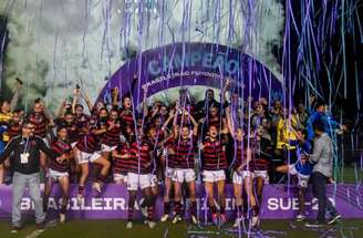 Foto : Nayra Halm / Staff Images Woman / CBF - Legenda: Flamengo conquista o Brasileirão feminino sub-20 ao bater o rival Botafogo