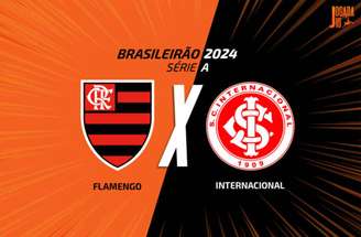 Redação/Jogada 10 - Legenda: Flamengo e Internacional se enfrentam pela 36° rodada do Campeonato Brasileiro