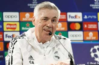 Divulgação/Real Madrid - Legenda: Carlo Ancelotti, técnico do Real Madrid