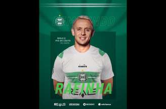 Reprodução - Legenda: Rafinha é anunciado pelo Coritiba