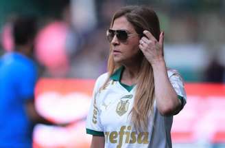 Leila Pereira Dudu em comemoração à conquista do título do Campeonato Paulista. –