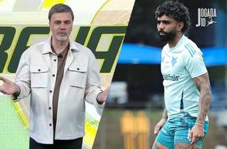 Fotos: Reprodução / Gustavo Martins/Cruzeiro - Legenda: Mauro Beting fez duras críticas a Gabigol