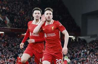 Everton não conseguiu empatar no segundo tempo em Anfield – Divulgação / Liverpool