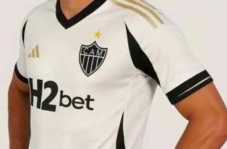 - Reprodução - Legenda: Nova camisa 2 do Galo vestida por Cuello vazou na internet