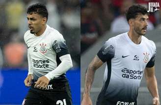Fotos: Rodrigo Coca/Agência Corinthians - Legenda: Matheus Bidu e Gustavo Henrique possuem contrato com o Corinthians até o final do ano