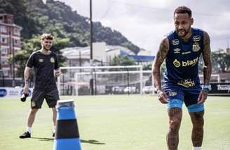 Raul Baretta/ Santos FC. - Legenda: Neymar deve ser relacionado para enfrentar o Fluminense neste domingo