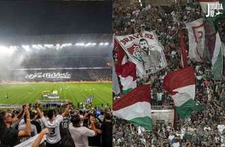 Corinthians 5 x 0 Fluminense, em 13/01/2021, pelo Brasileirão de 2020. Fagner e Jô comemoram – Rodrigo Coca/Agência Corinthians