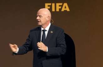 Reprodução - Legenda: Gianni Infantino, presidente da Fifa