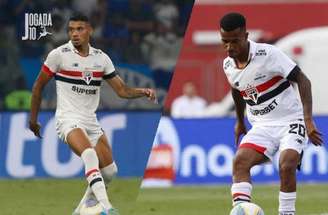 Fotos: Rubens Chiri/saopaulofc.net - Legenda: São Paulo busca renovar contratos ou comprar dupla em definitivo