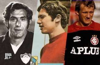 Félix foi o titular na campanha do Tri, no México. Ado e Leão, seus reservas – Fotos: Arquivo Fluminense, Acervo Corinthians e Public Domain / commons.wikimedia.org