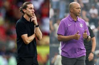 Fotos: Gilvan de Souza/ Flamengo e Rodrigo Gazzanel/Agência Corinthians - Legenda: Flamengo e Corinthians fazem duelo, neste domingo, no Maracanã