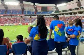 Divulgação - Legenda: Famílias no camarote sensorial na Casa de Apostas Arena das Dunas