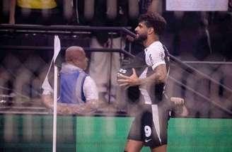 Rodrigo Coca / Ag. Corinthians - Legenda: Yuri Alberto comemora gol contra o Novorizontino