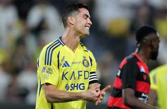 Abdullah Ahmed/Getty Images - Legenda: Cristiano Ronaldo em jogo pelo Al Nassr