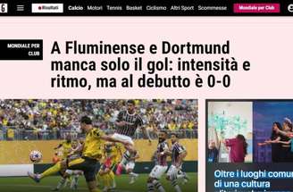‘Placar zerado na estreia do Mundial de Clubes’, diz o alemão Bild sobre Fluminense x BVB –