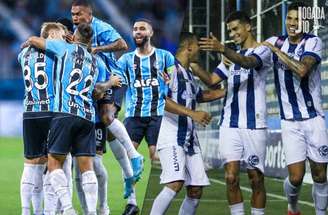 Fotos: Lucas Uebel / Grêmio FBPA, Eduardo Torres Divulgação / EC São José - Legenda: Grêmio e São José medem forças na decisão da Recopa Gaúcha, nesta terça-feira (08), na Arena