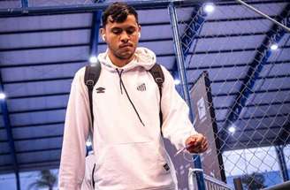 Hyan marcou um gol pelo Santos, no amistoso contra o RB Leipzig –