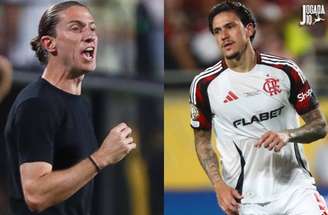 Fotos: Gilvan de Souza/Flamengo - Legenda: Pedro não foi relacionado por Filipe Luís para a partida contra o São Paulo