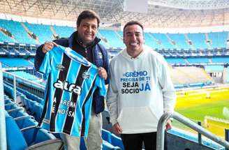 - FOTO: ANGELO PIERETTI/GRÊMIO FBPA - Legenda: Empresário afirma que vai doar para ajudar na Arena do Grêmio
