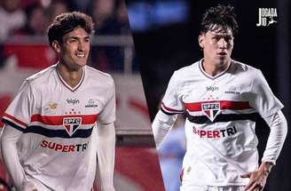 Fotos: Divulgação/São Paulo - Legenda: Dupla está fora da partida contra o Athletico