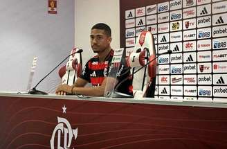 Samuel Lino em apresentação pelo Flamengo –