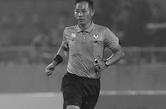 Reprodução - Legenda: Tran Dinh Tinh, de 43 anos, que atuava na primeira divisão do Vietnã, desmaiou durante uma corrida de 4km